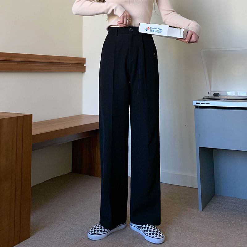 Quần Dài Lưng Cao Dáng Rộng Phong Cách Thời Trang 40522 | BigBuy360 - bigbuy360.vn