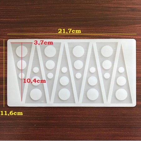 Khuôn silicone đổ socola hình tam giác