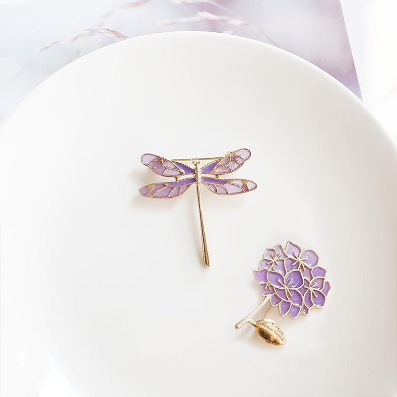 Ghim Cài Áo Hình Chuồn Chuồn Đính Đá Thời Trang Cho Nữ