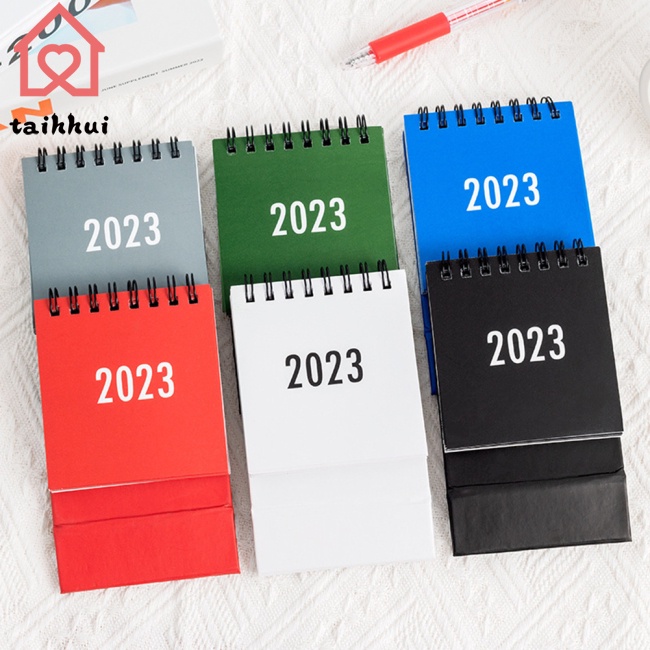 Lịch để bàn 2023 Mini Creative Flip Trang trí nhà / văn phòng / trường học