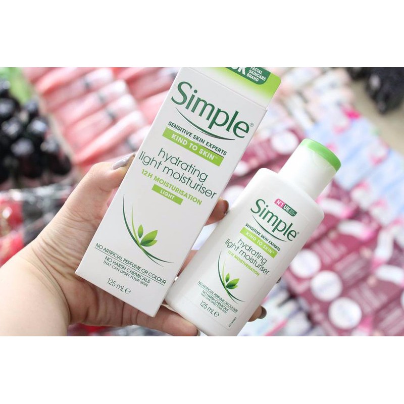 (MẪU MỚI) Kem Dưỡng Da Simple Kind To Skin Hydrating Light Moisturiser