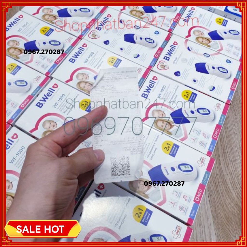 Nhiệt kế hồng ngoại B.Well WF1000 Thụy Điển - Chính hãng