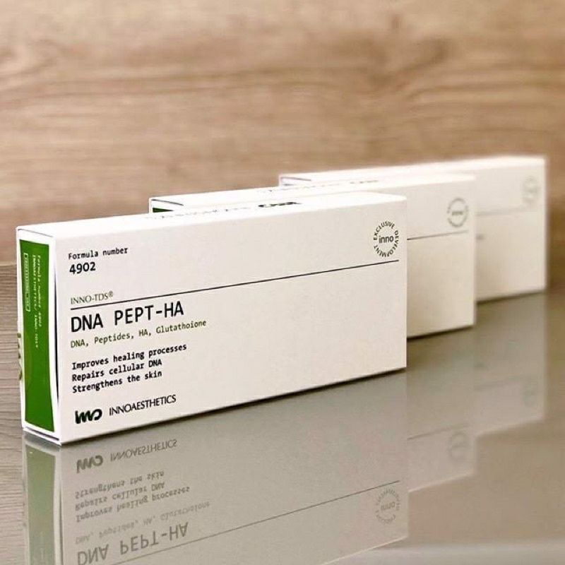 Hoạt chất tái sinh làn da INNOAESTHETICS INNO TDS DNA PEPT - HA 4 lọ x 2,5ml