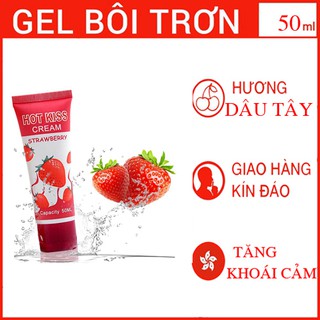 Gel bôi trơn hot kiss hương dâu tây 50ml