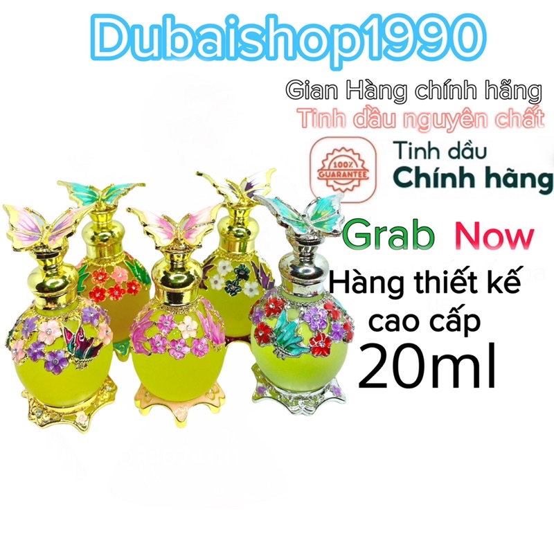 Tinh dầu nước hoa Dubai hàng thiết kế cao cấp tím hồng