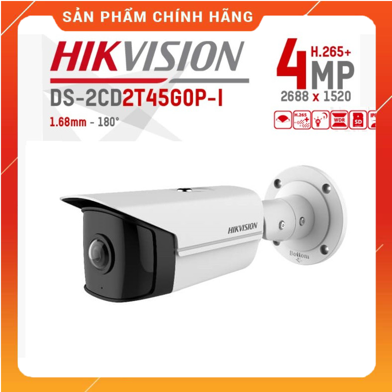 Camera IP hồng ngoại 4.0MP HIKVISION DS-2CD2T45G0P-I - Hàng chính hãng