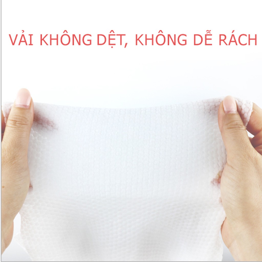 Khăn bông tẩy trang, khăn mặt dùng 1 lần lau khô lau ướt siêu tiện lợi- Kinakino phukienlamdep | BigBuy360 - bigbuy360.vn