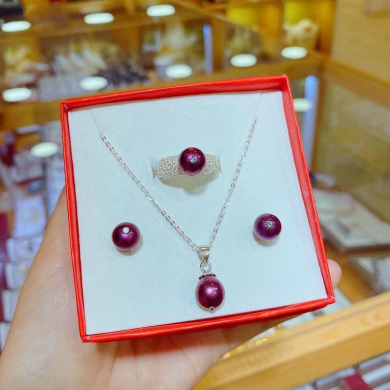 Hộp để trang sức đủ màu compo 12 cai