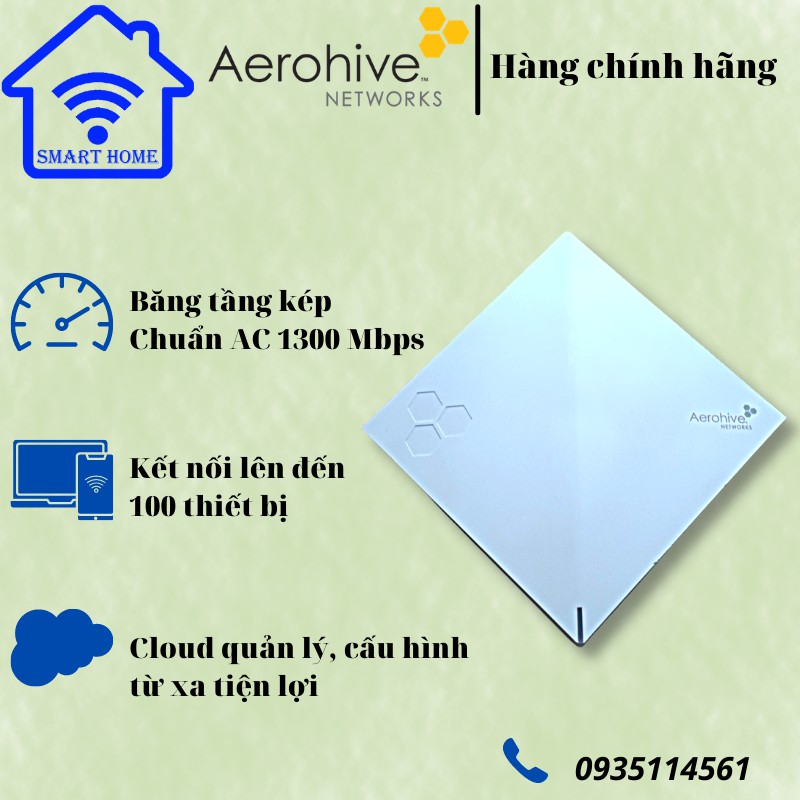 Bộ Phát wifi Mesh Roaming Aerohive AP230 Cloud Free-Hàng chính hãng thumbnail