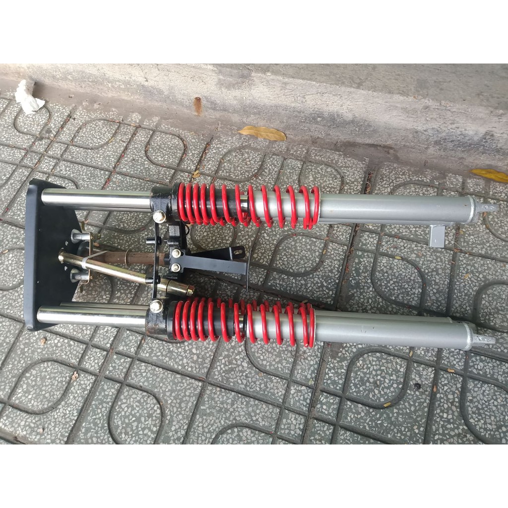 Phuộc đôi 4 cây xe ba bánh cao cấp