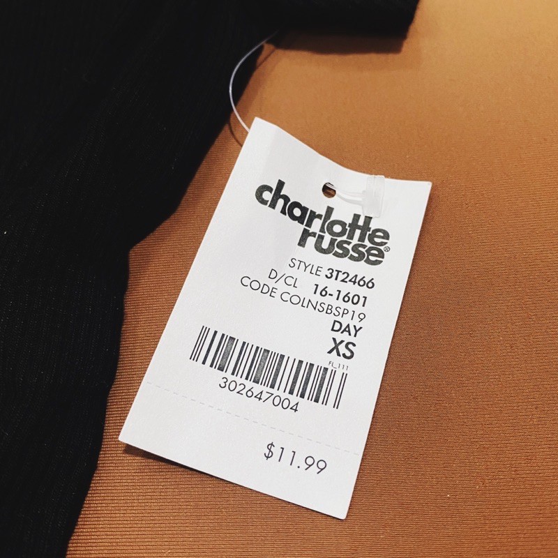 Áo Thun CR Đen Form Crop - Chính Hãng Co Giãn