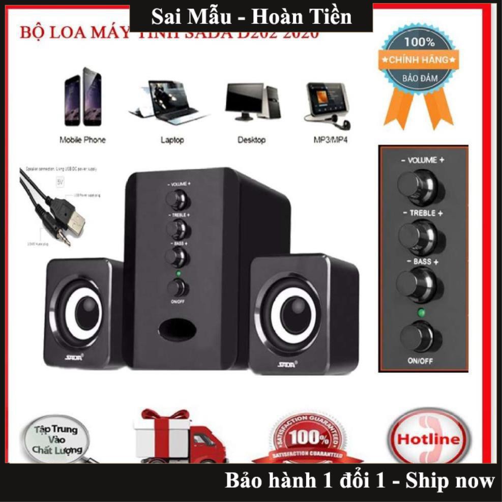 Loa Bãi Nhật, Bộ Loa Máy Tính Usb Sada D202 2020 giá Rẻ Âm Thanh Sống Động