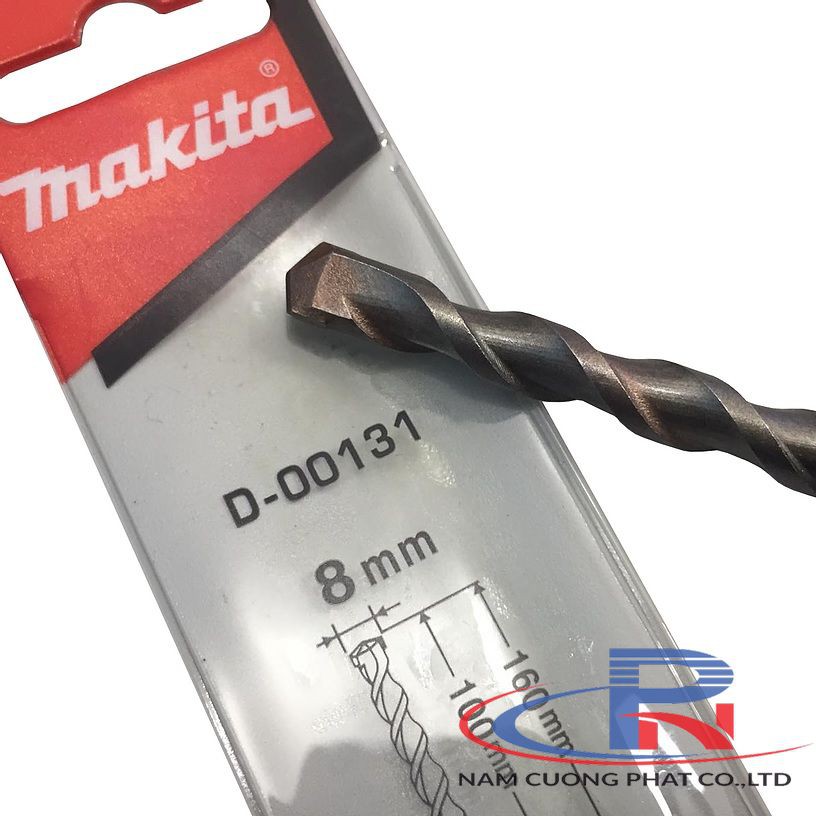 Mũi khoan bê tông Makita chuôi SDS-Plus 6,8,10,12, 14, 16, 18mm