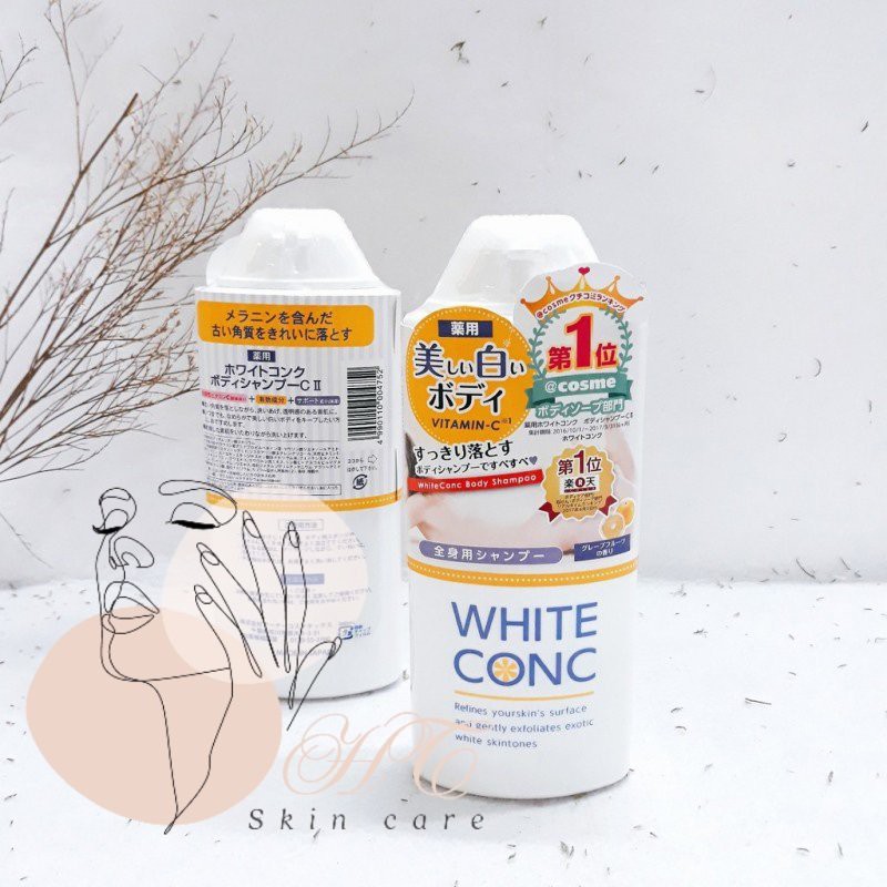 Sữa tắm white conc trắng da body 360ml
