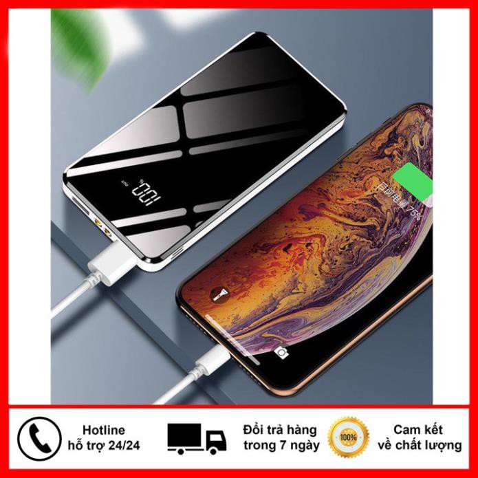 Combo Pin Sạc Dự Phòng 30000mAh + Cáp Sạc Nam Châm 3 Đầu IOS Androi Type C