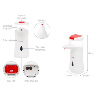 Máy rửa tay Xiaomi Deerma lấy xà bông Tự Động DEM-XS100 cảm ứng tiệm cận Xiaomi Youpin - chính hãng