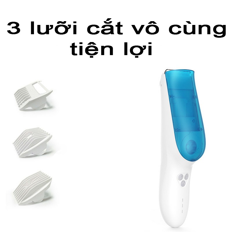  Tông đơ cho bé (hút tóc vụn, không bụi vào mắt bé)