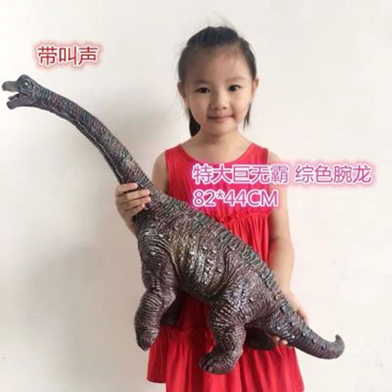 Đồ chơi khủng long bằng cao su mềm quá khổ mô phỏng Jurassic World Gọi tên con bạo chúa Triceratops quà