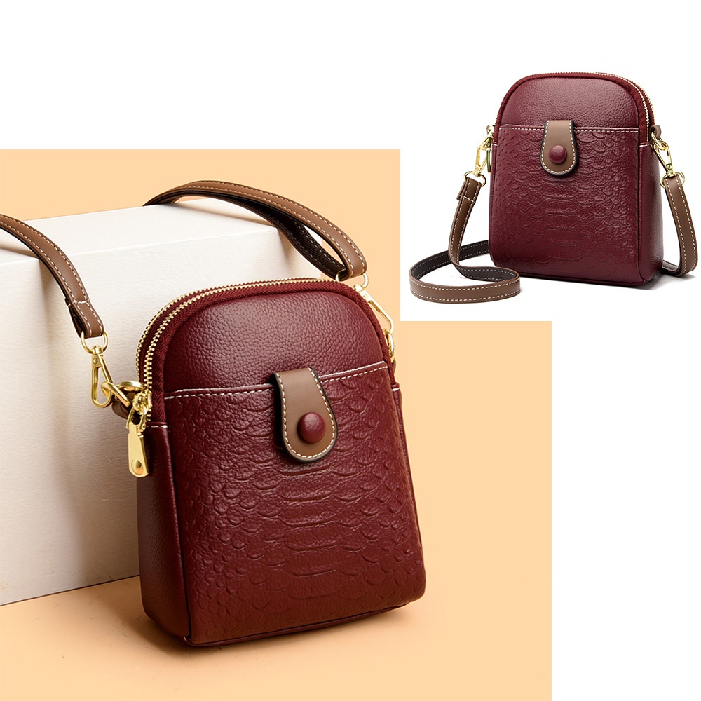 Túi xách nữ mini đẹp đeo chéo cao cấp sang trọng vintage vân cá sấu siêu đẹp phong hàn quốc giá rẻ
