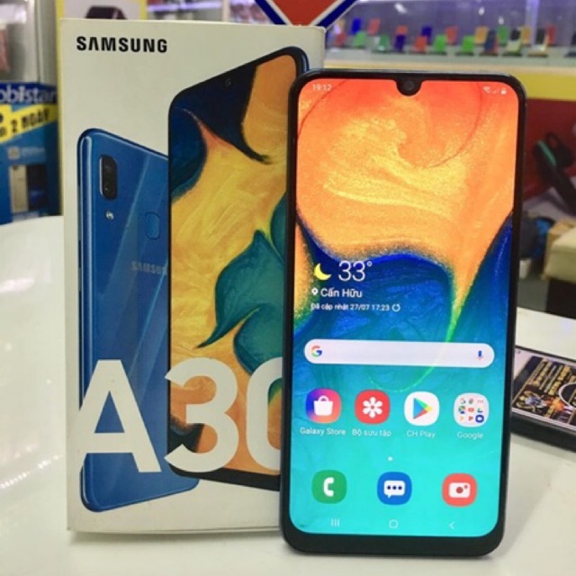 Điện thoại Samsung galaxy A30 ( chính hãng ) được xem máy trước