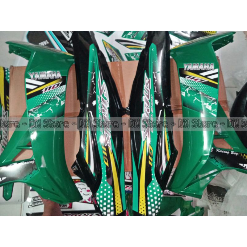 Dàn áo Sirius Xanh Lục Bảo Đen 50/110cc kèm tem