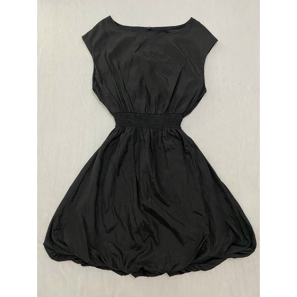 Đầm lụa eo chun dáng xoè (Size S) - Thanh lý vnxk