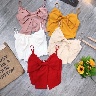 Áo 2 dây nơ ngực sexy