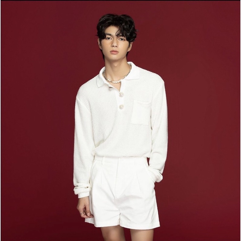 Áo Polo len tay dài