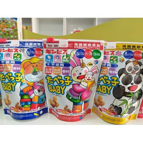 Bánh ăn dặm Ginbis DHA túi zip