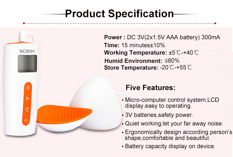 Bioskin Máy Mát Xa Ngực Cầm Tay Sử Dụng Điện Chất Lượng Cao | BigBuy360 - bigbuy360.vn