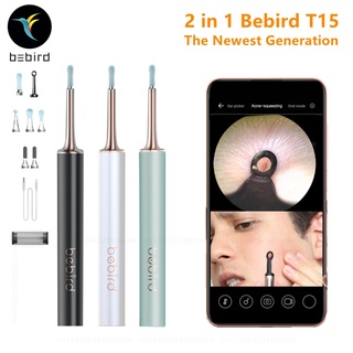 [Hàng mới về] Máy soi vệ sinh tai 2 trong 1 Bebird T15 HD 1080P chống thấm nước IP67 cao cấp