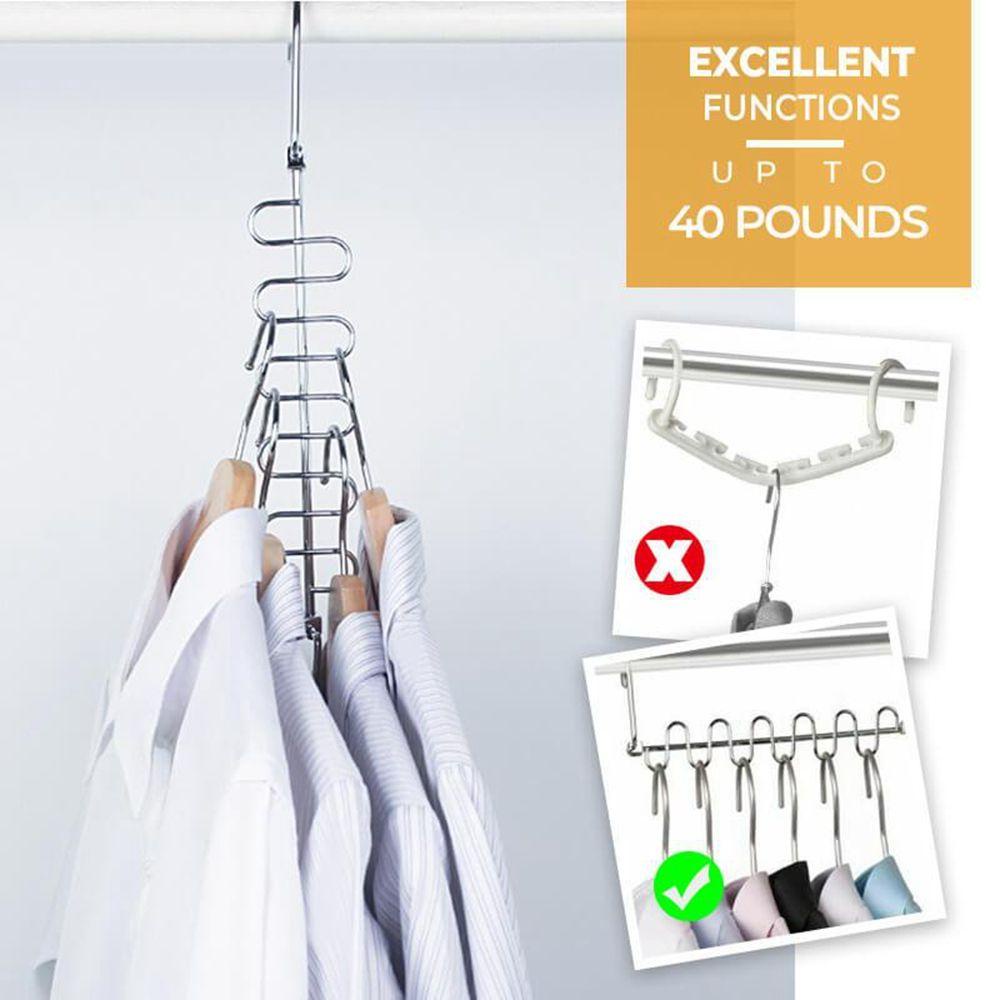 Móc Treo Quần Áo SHOUKEY Nhiều Tầng Tiết Kiệm Không Gian Đa Năng