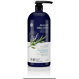 ✅ (500ml) Dầu gội hữu cơ Biotin làm dày tóc Avalon Organics Biotin B-Complex Thickening Shampoo 946ml