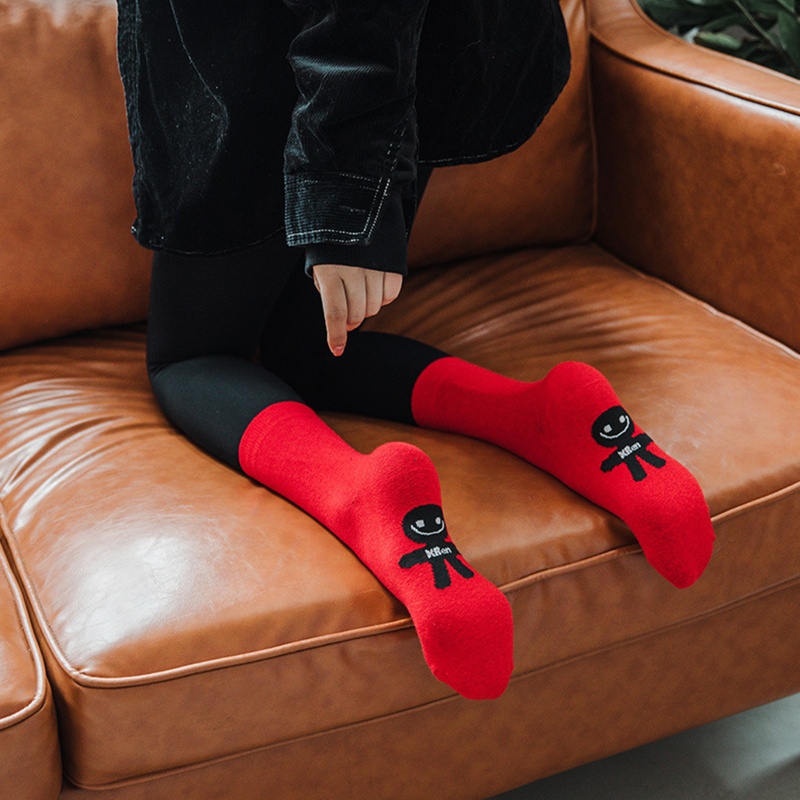 Xiangbao Vớ Cotton In Hoạt Hình Người Đàn Ông Nhỏ May Mắn Trung Quốc Mới Lạ Cho Nam Và Nữ