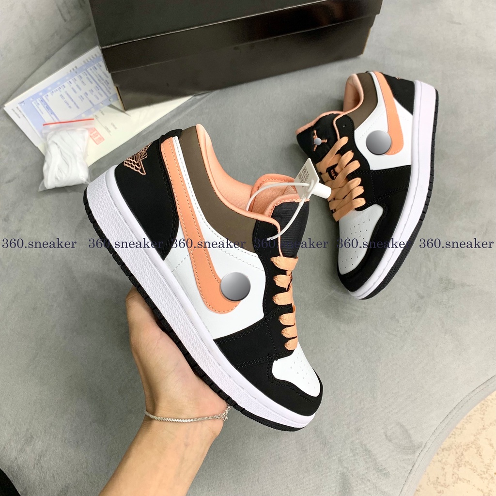 GIÀY THỂ THAO ĐEN CAM THẤP ⚡CHUẨN 1:1⚡,GIÀY SNEAKER NAM NỮ | BigBuy360 - bigbuy360.vn