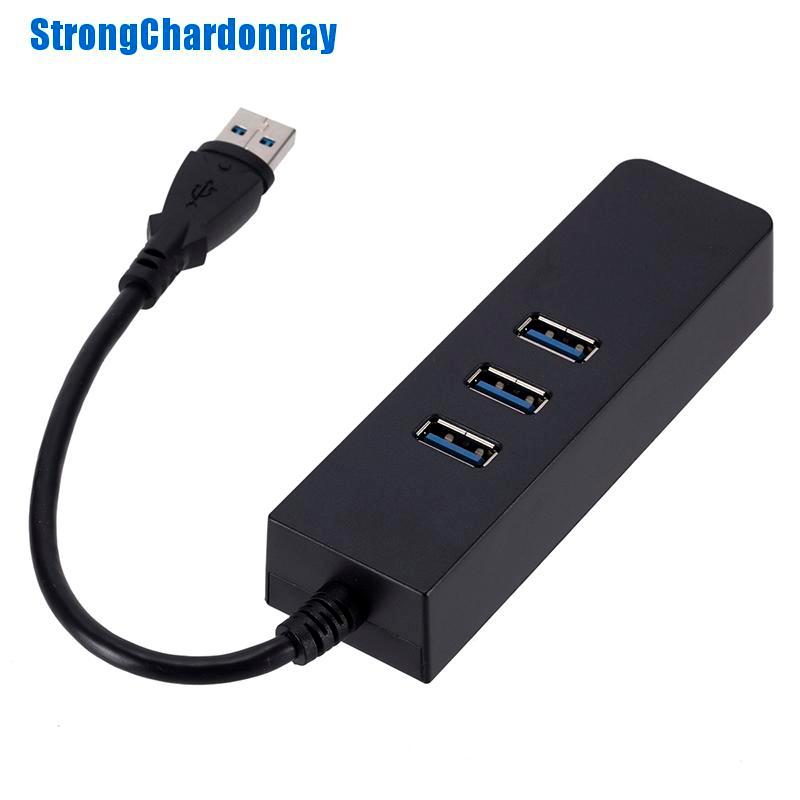 Bộ Chia 3 Cổng Usb 3.0 Gigabit Ethernet Lan Rj45 Sang Cổng Mạng 1000mbps