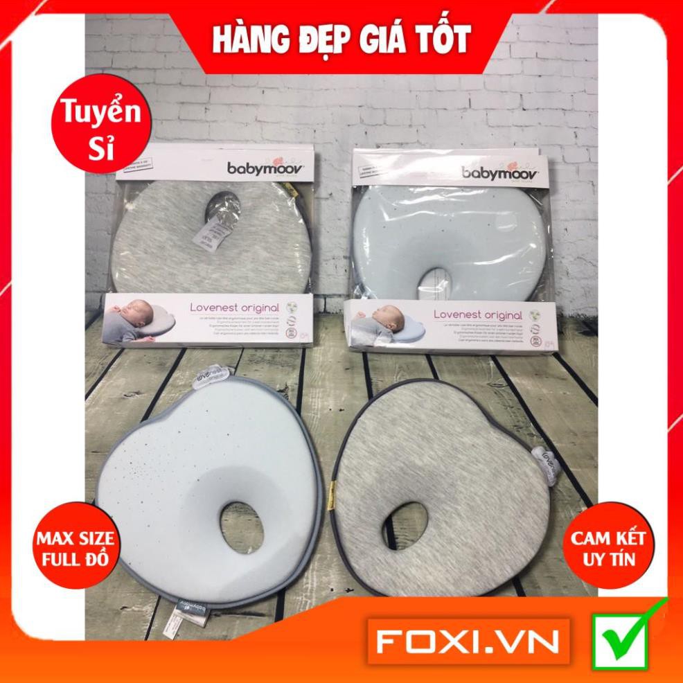 Gối chống bẹt đầu Lovenest Babymoov-Phù hợp với mọi loại giường-nôi-cũi-xe đẩy-Giúp bé ngủ sâu giấc hơn và thoải mái hơn