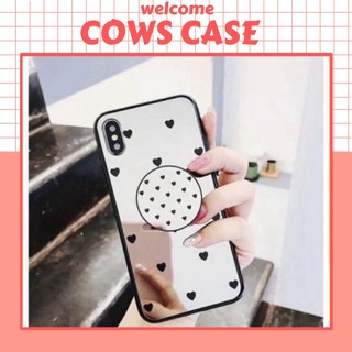 Ốp Tim Gương P.0.P dành cho iPhone6/6s/6Plus/6sPlus/7Plus/8Plus/iPX/IPXS/Xs Max