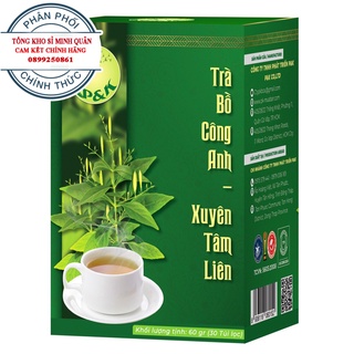 Trà Bồ Công Anh Xuyên Tâm Liên - Tăng sức đề kháng, sống khỏe (60gr - 40 túi lọc)