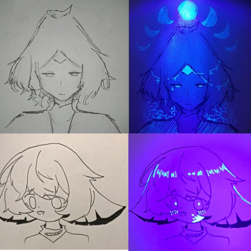 Ruột bút mực vô hình ngòi 0.34mm tiện lợi