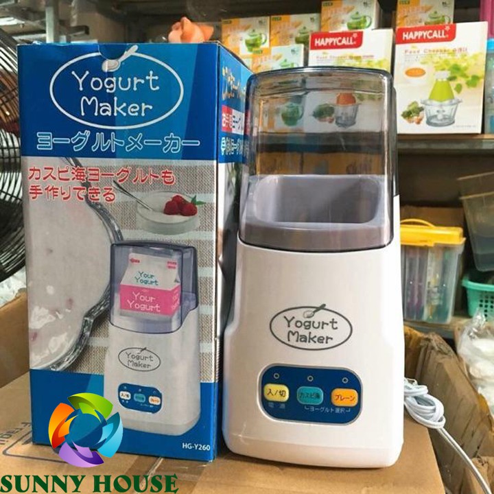 Máy làm sữa chua Nhật Bản Yogurt Maker 3 nút điều chỉnh, máy ủ sữa chua Nhật Bản