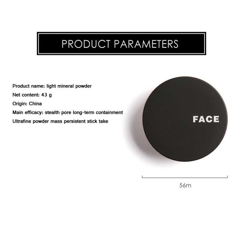 Hộp phấn phủ tạo lớp trang điểm hoàn thiện kháng nước FOCALLURE 3 màu tự chọn