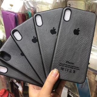 Ốp Iphone Xs max dẻo vân giả da