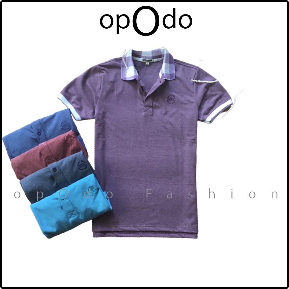 Áo thun nam trơn cổ bẻ Men For OPTB006 - opOdo Fashion