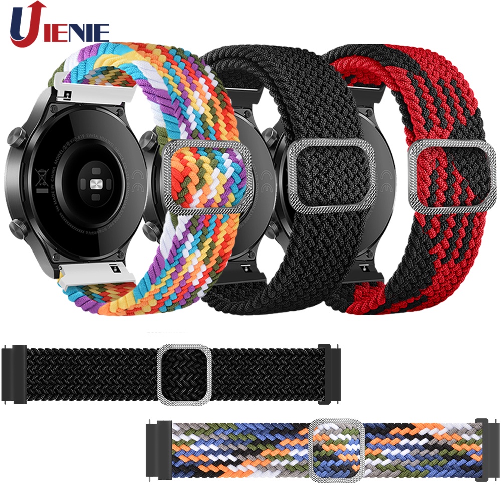 Dây Nylon Bện Co Giãn Cho Đồng Hồ Thông Minh Samsung Galaxy Watch 5 4 40 / 44mm Watch5 Pro 45mm Watch4 Classic 42 / 46mm