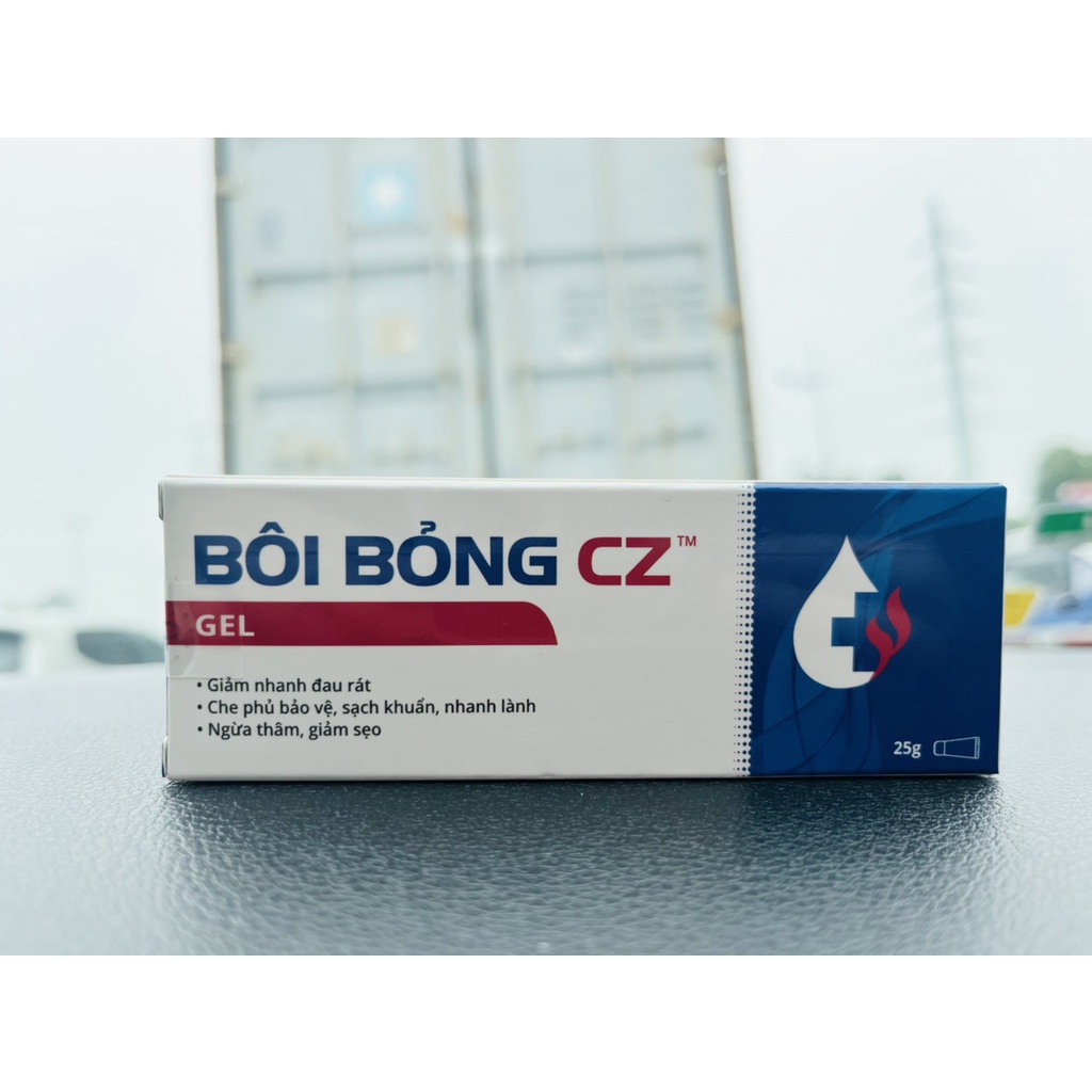 Gel bôi bỏng CZ, hết đau rát, không phồng rộp, nhanh lành vết bỏng, ngừa thâm, giảm sẹo