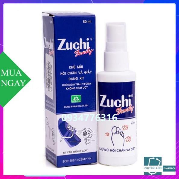 SẢN PHẨM CHỐNG HÔI CHÂN VÀ GIẦY DẠNG XỊT - ZUCHI FAMILY
