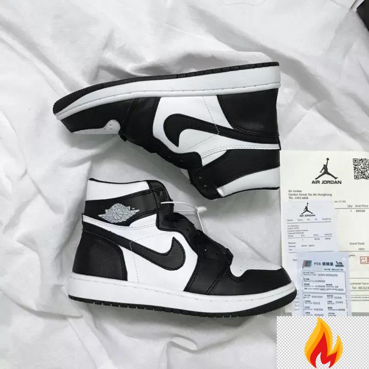 Giày thể thao jordan cổ cao đen trắng fuil box bill hàng chuẩn 11 -O*dc