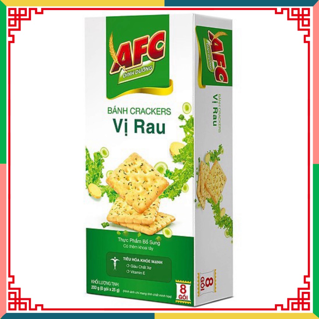 Bánh quy dưỡng chất AFC vị rau, hộp 200g