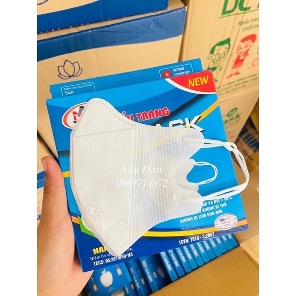[Buôn Sỉ] Combo 200 Caí Hộp Khẩu Trang 5D Nam Anh